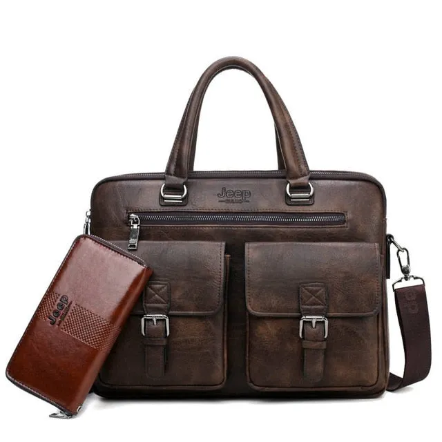 Men Briefcase for 13.3" Laptop