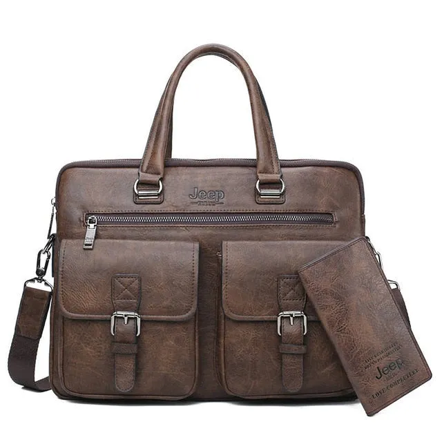 Men Briefcase for 13.3" Laptop
