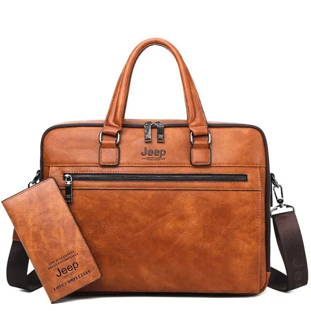 Men Briefcase for 14" Laptop