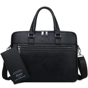 Men Briefcase for 14" Laptop