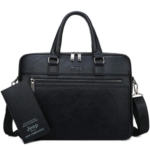 Men Briefcase for 14" Laptop