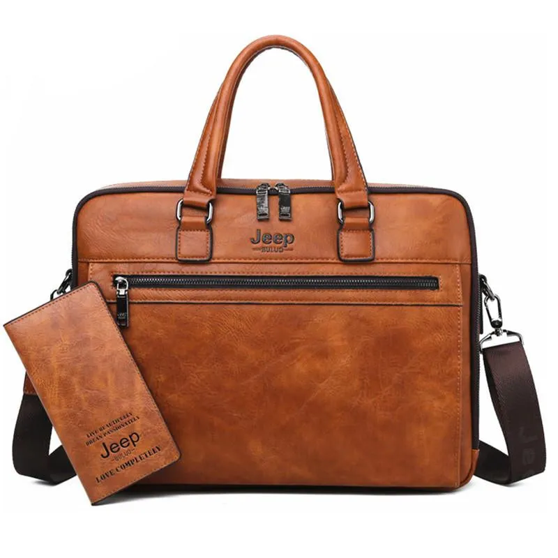 Men Briefcase for 14" Laptop
