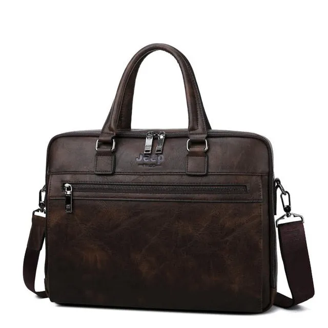 Men Briefcase for 14" Laptop