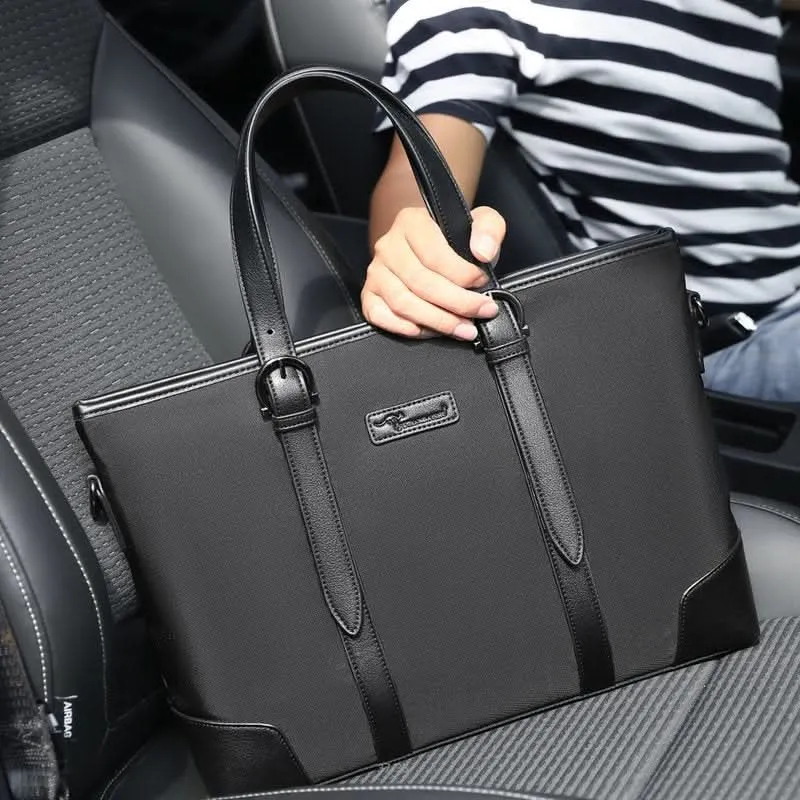 Men’s Oxford Laptop Briefcase – 15” Business Travel Bag