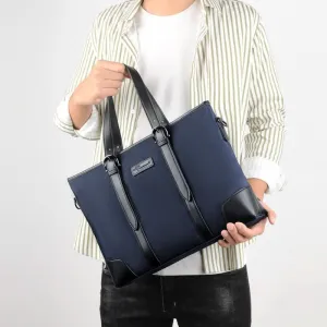 Men’s Oxford Laptop Briefcase – 15” Business Travel Bag