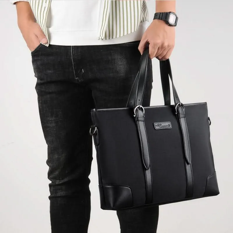 Men’s Oxford Laptop Briefcase – 15” Business Travel Bag