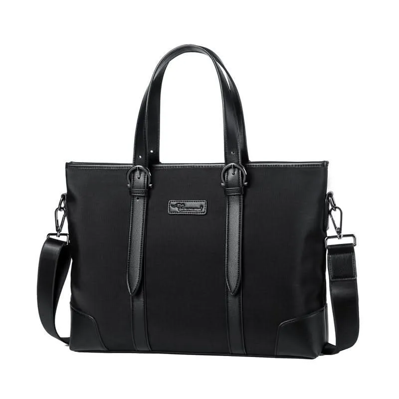 Men’s Oxford Laptop Briefcase – 15” Business Travel Bag