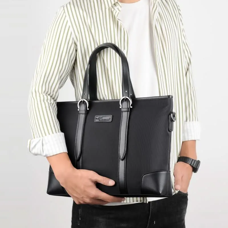 Men’s Oxford Laptop Briefcase – 15” Business Travel Bag