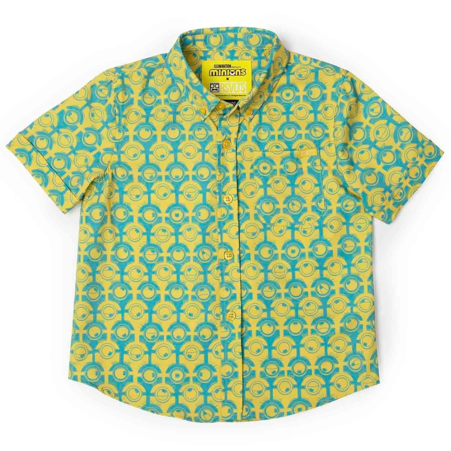 Minions "For Your Eye Only" – Preschooler KUNUFLEX Short Sleeve Shirt