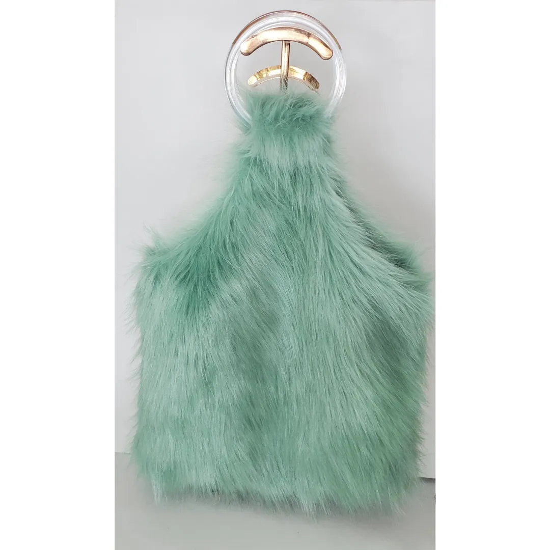 Mint Fur Tote