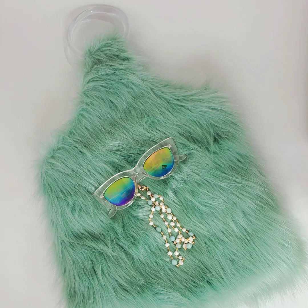 Mint Fur Tote