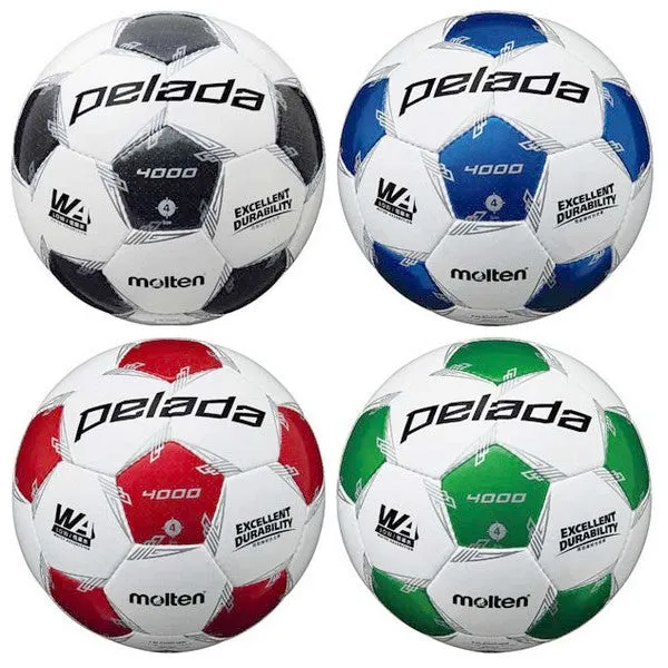 Molten Soccer Ball No. 4 JFA Certified Ball Pereda 4000 for Elementary School Students