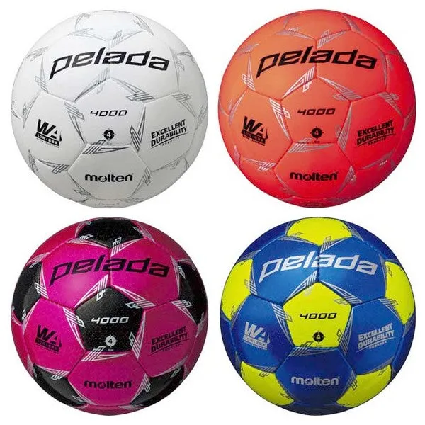 Molten Soccer Ball No. 4 JFA Certified Ball Pereda 4000 for Elementary School Students