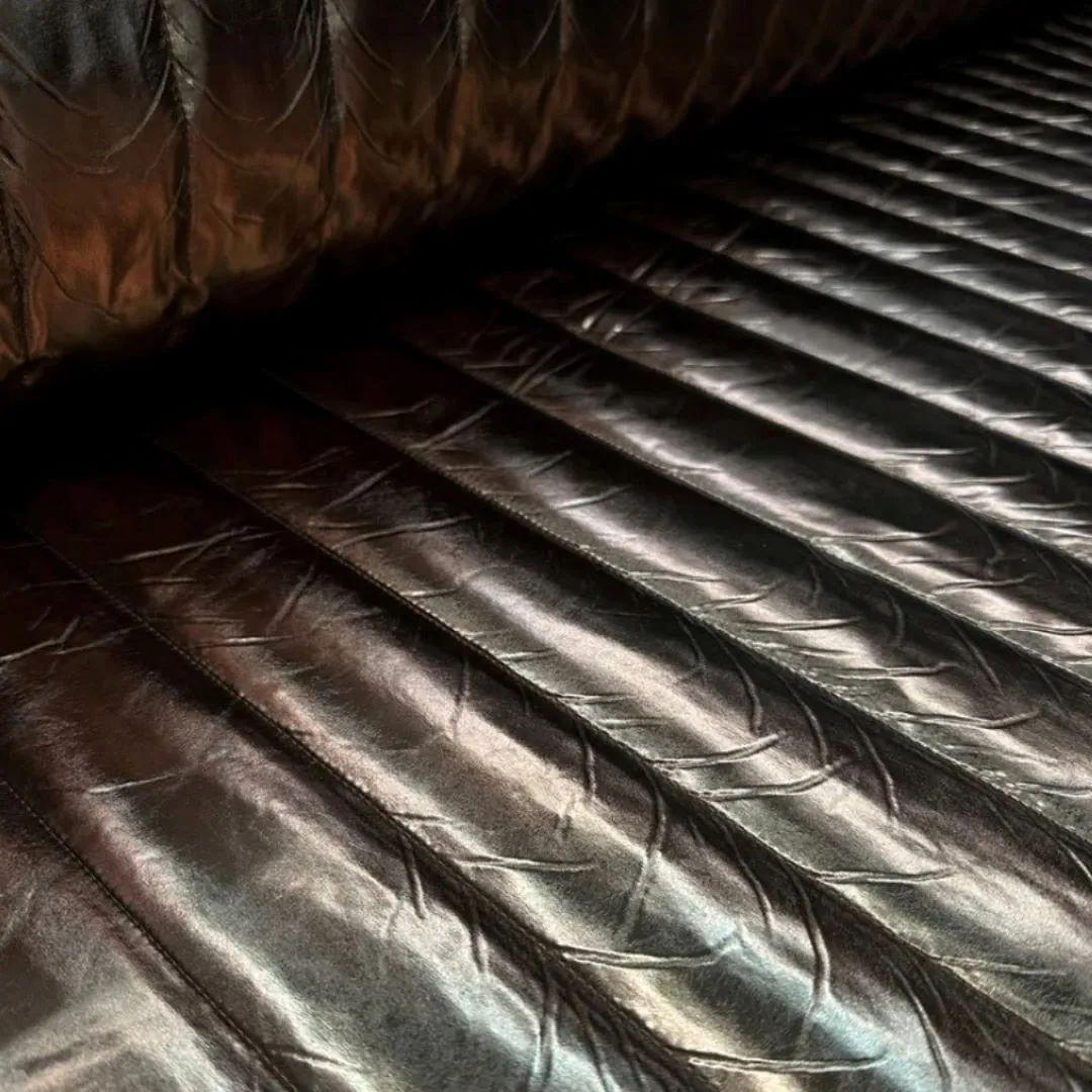 Montcler Metallic Foil Fabric Bronze 140 cm