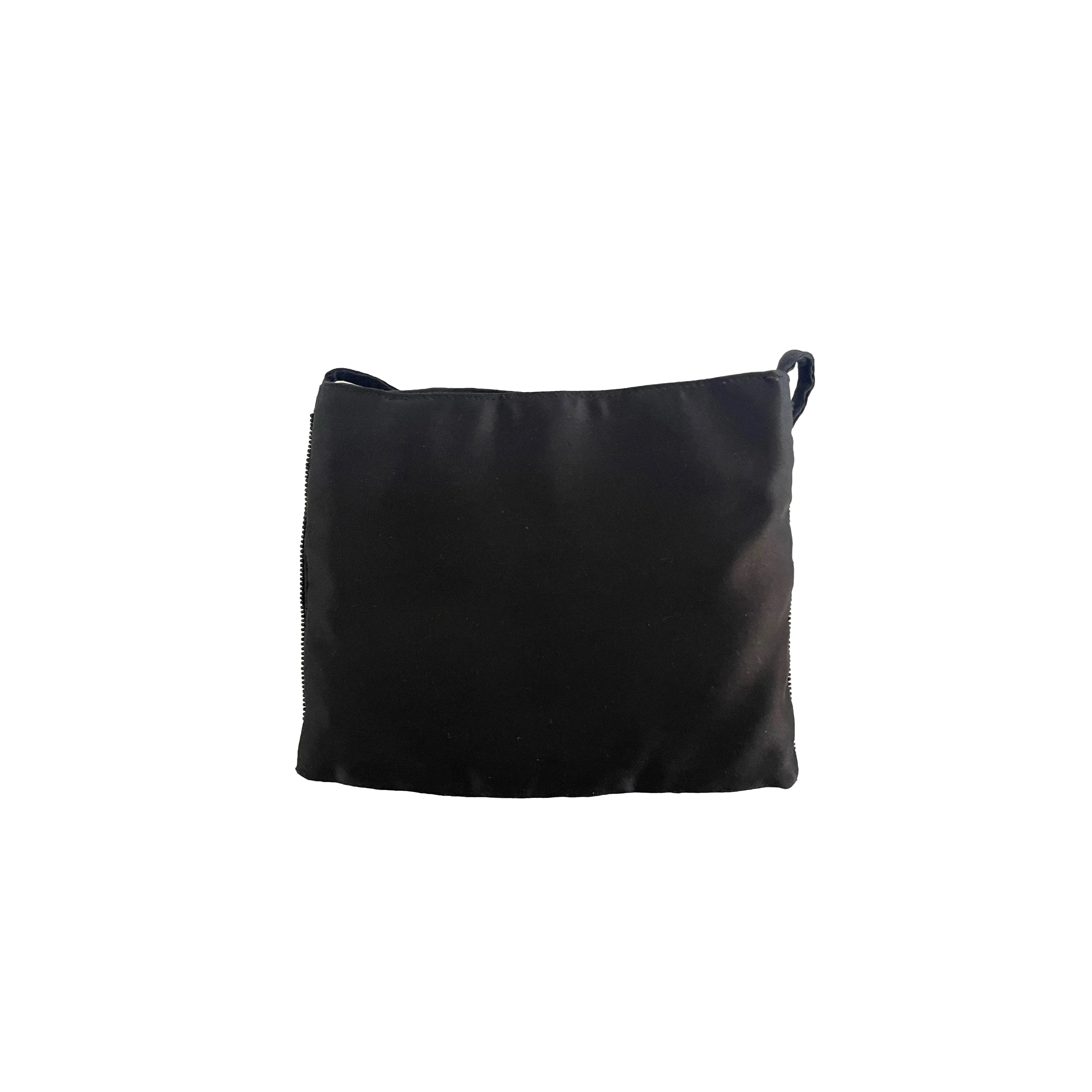 Moschino Black Heart Beaded Bag