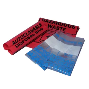 MTC Bio A9002R Autoclave Bags, Red, 200/cs