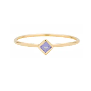 métier / tanzanite stacking ring