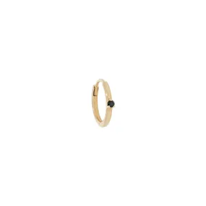 métier / three claw gemstone clicker hoop earring - single