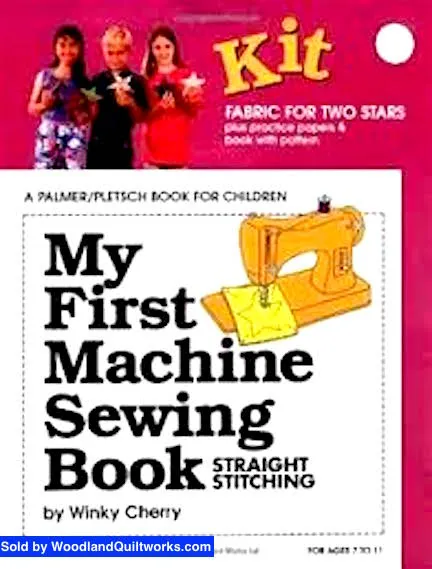 My First Machine Sewing Book : Straight Stitching (KIT) by Winky Cherry