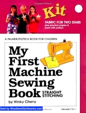 My First Machine Sewing Book : Straight Stitching (KIT) by Winky Cherry