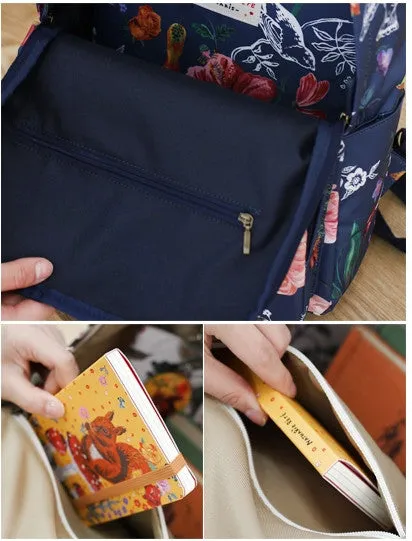 Nathalie Lete Backpack - Tour Eiffel Garden
