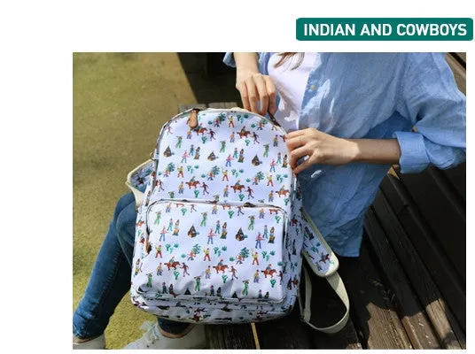 Nathalie Lete Backpack - Tour Eiffel Garden