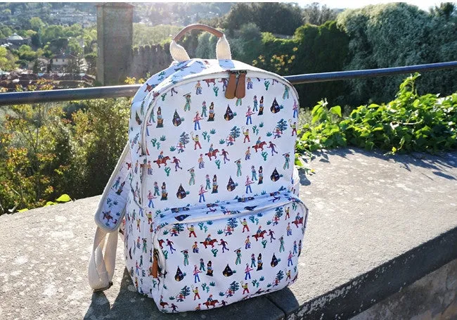 Nathalie Lete Backpack - Tour Eiffel Garden