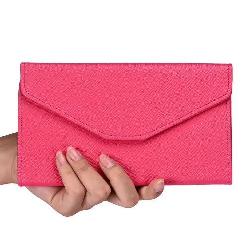 New brand womans bag 2017 Fashion Women Clutch Long Leather Envelope Handbag Bag portefeuille femme Dropshipping