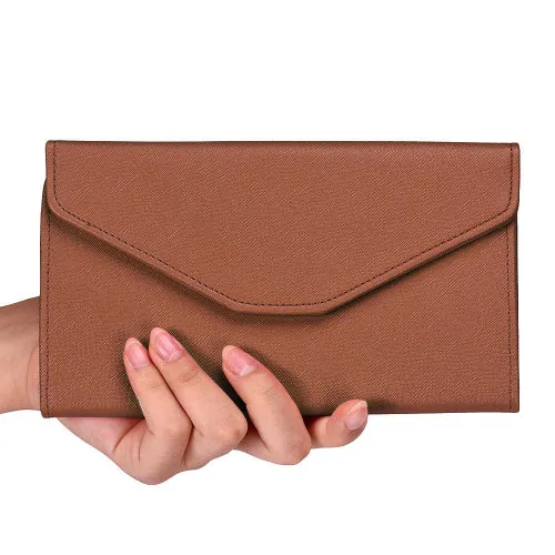New brand womans bag 2017 Fashion Women Clutch Long Leather Envelope Handbag Bag portefeuille femme Dropshipping