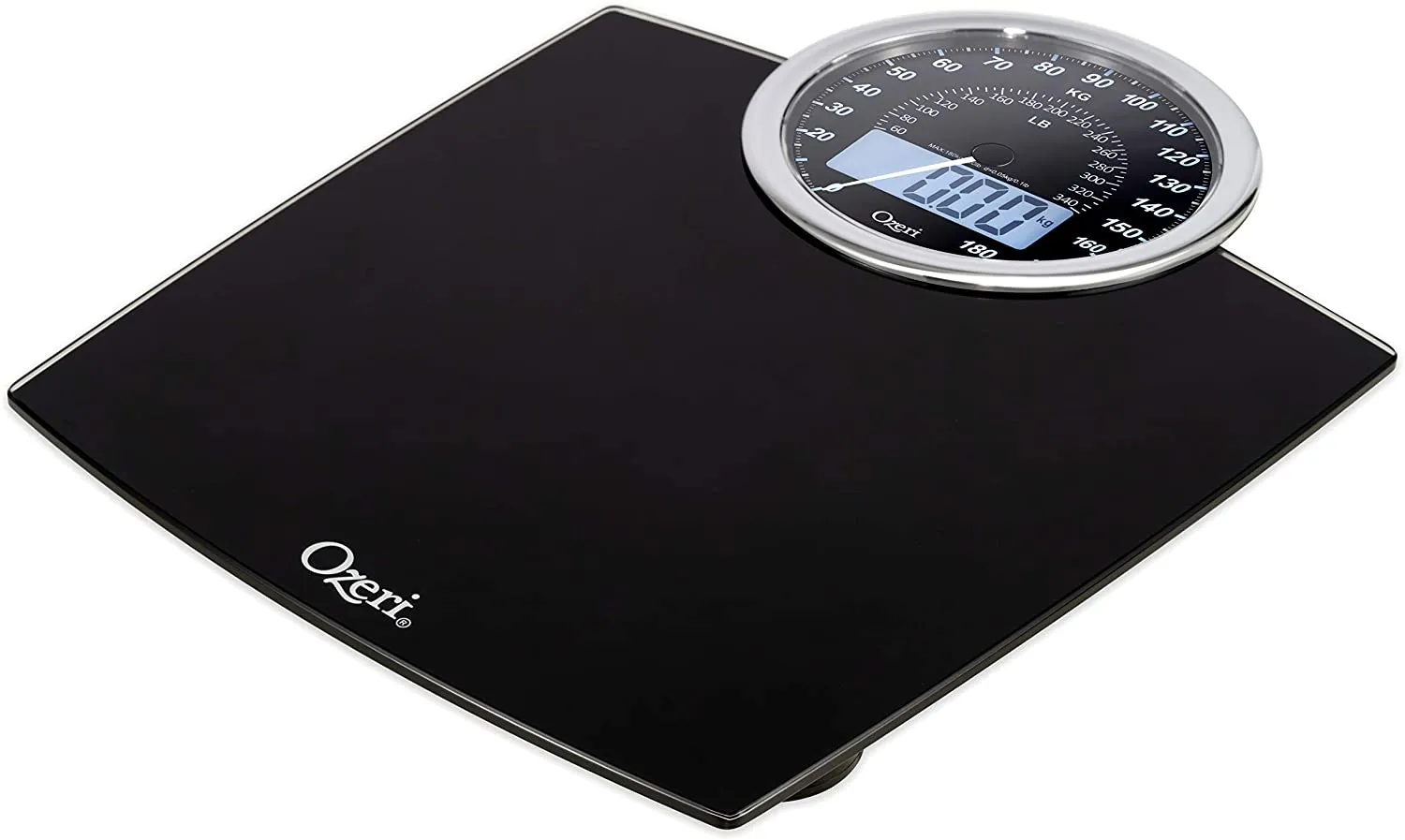 New in box! Ozeri Rev 400 lbs (180 kg) Bathroom Scale with Electro-Mechanical Weight Dial and 50 gram Sensor Technology (0.1 lbs / 0.05 kg)