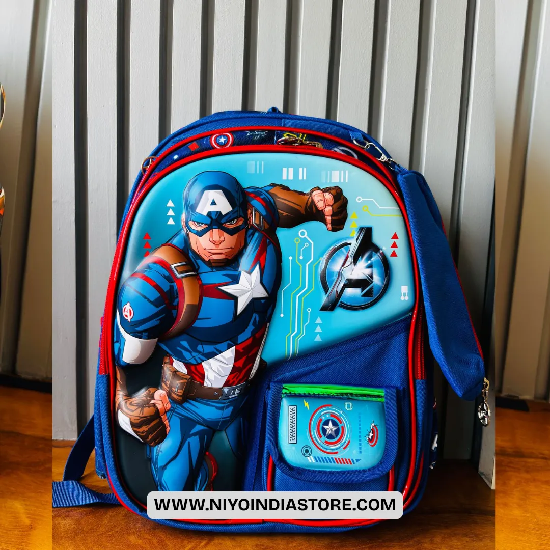 NIYO TOYS Durable Kids 3D Bags - Style Backpack