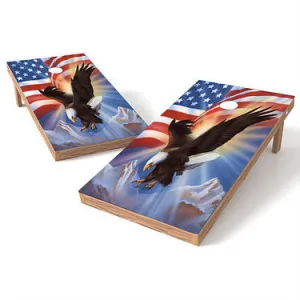 Official Size 2x4 Soaring Eagle Cornhole Game