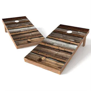 Official Size 2x4 Varied Stain Cornhole Game