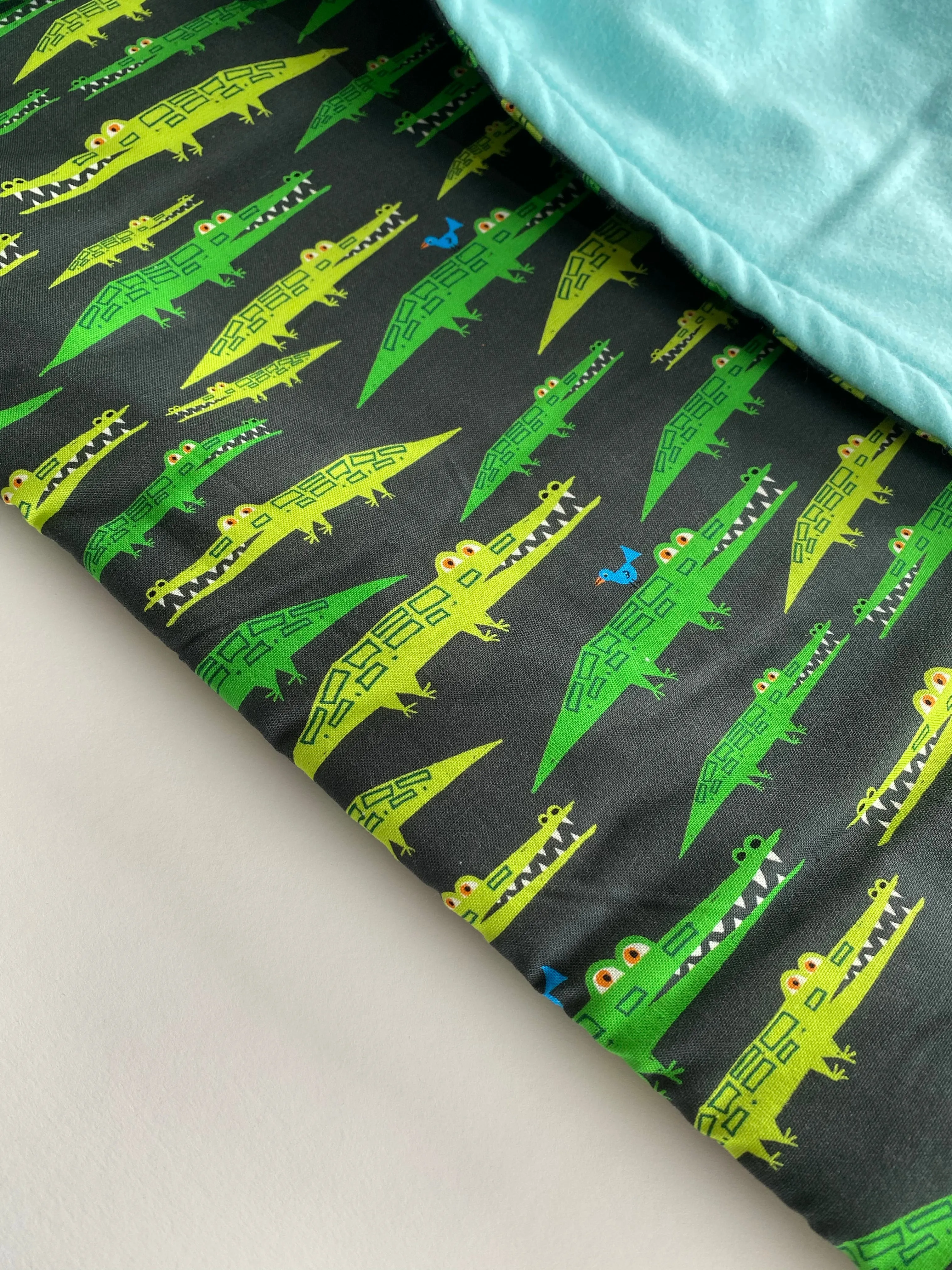 Organic Nap Mat - Alligators
