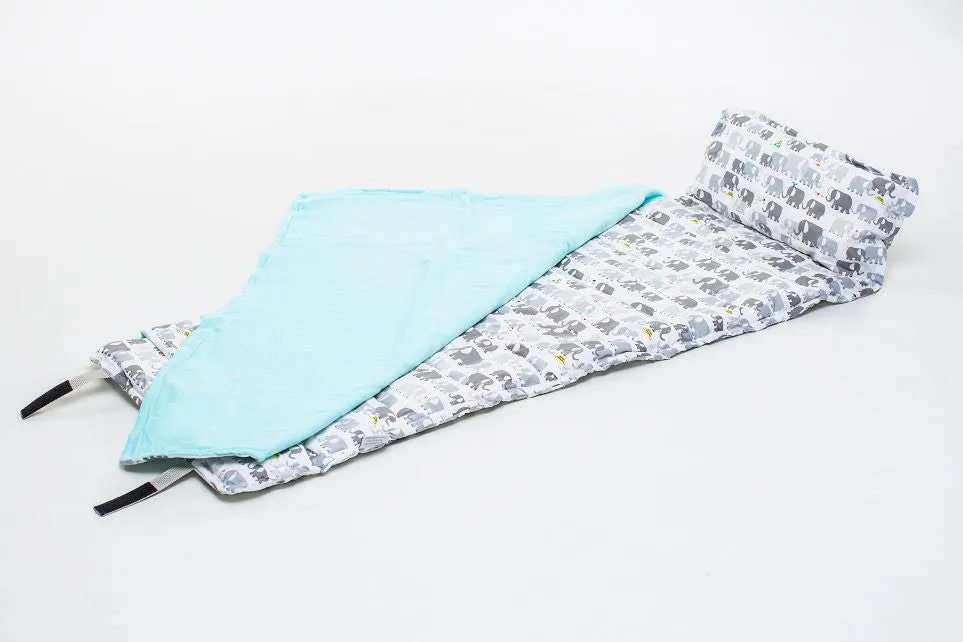 Organic Nap Mat - Elephants