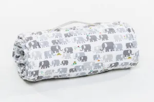 Organic Nap Mat - Thinner Version - Elephants