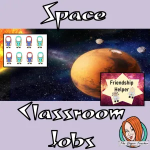 Outer Space Classroom Jobs Display