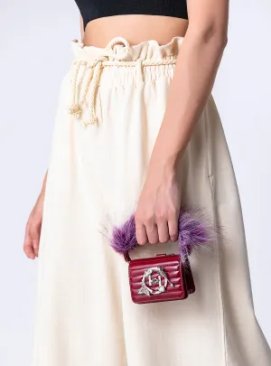 Outhouse   -   Sling Bag The Oh V Furbie - Marilyn Maroon