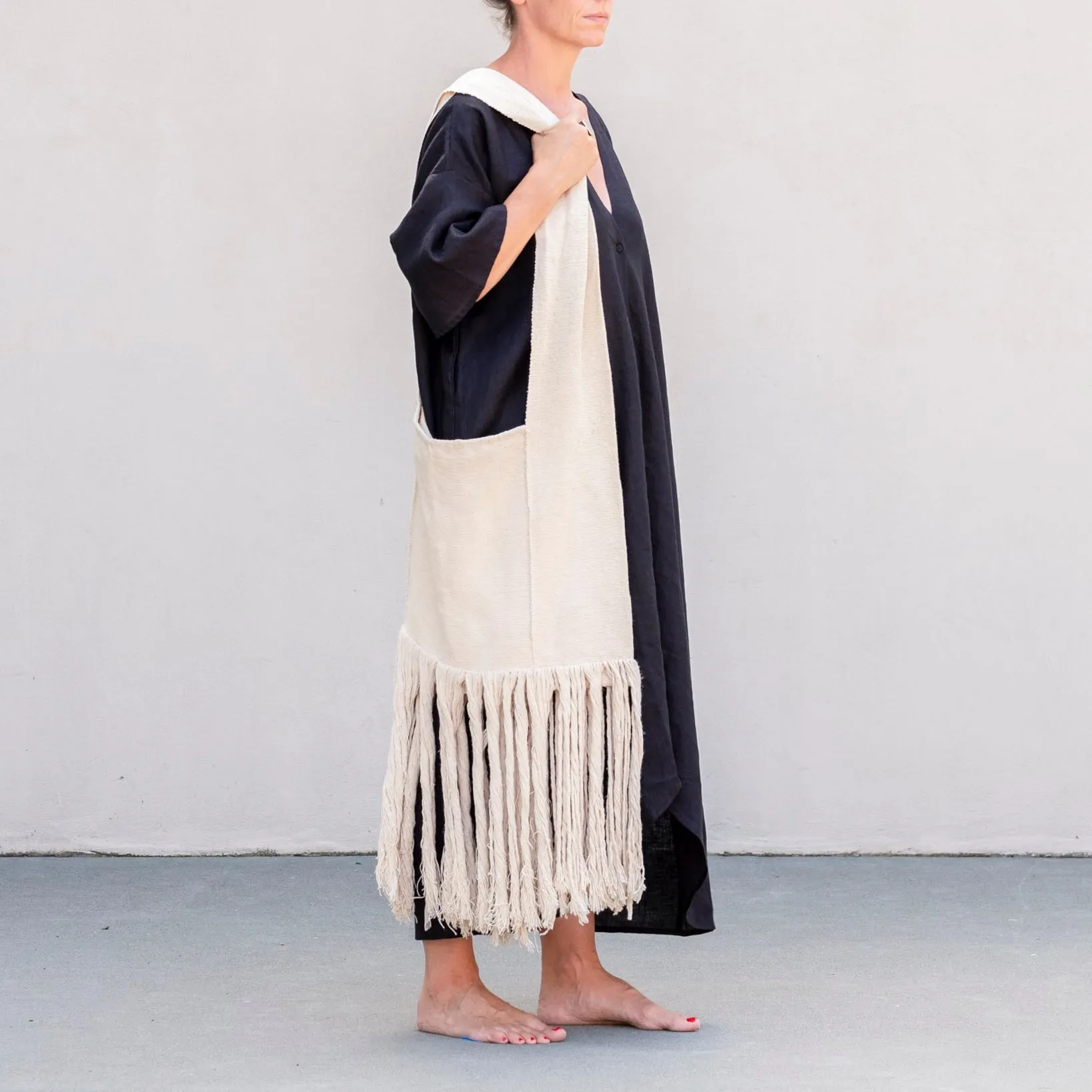 Oversized Cross Body Bag Fringe