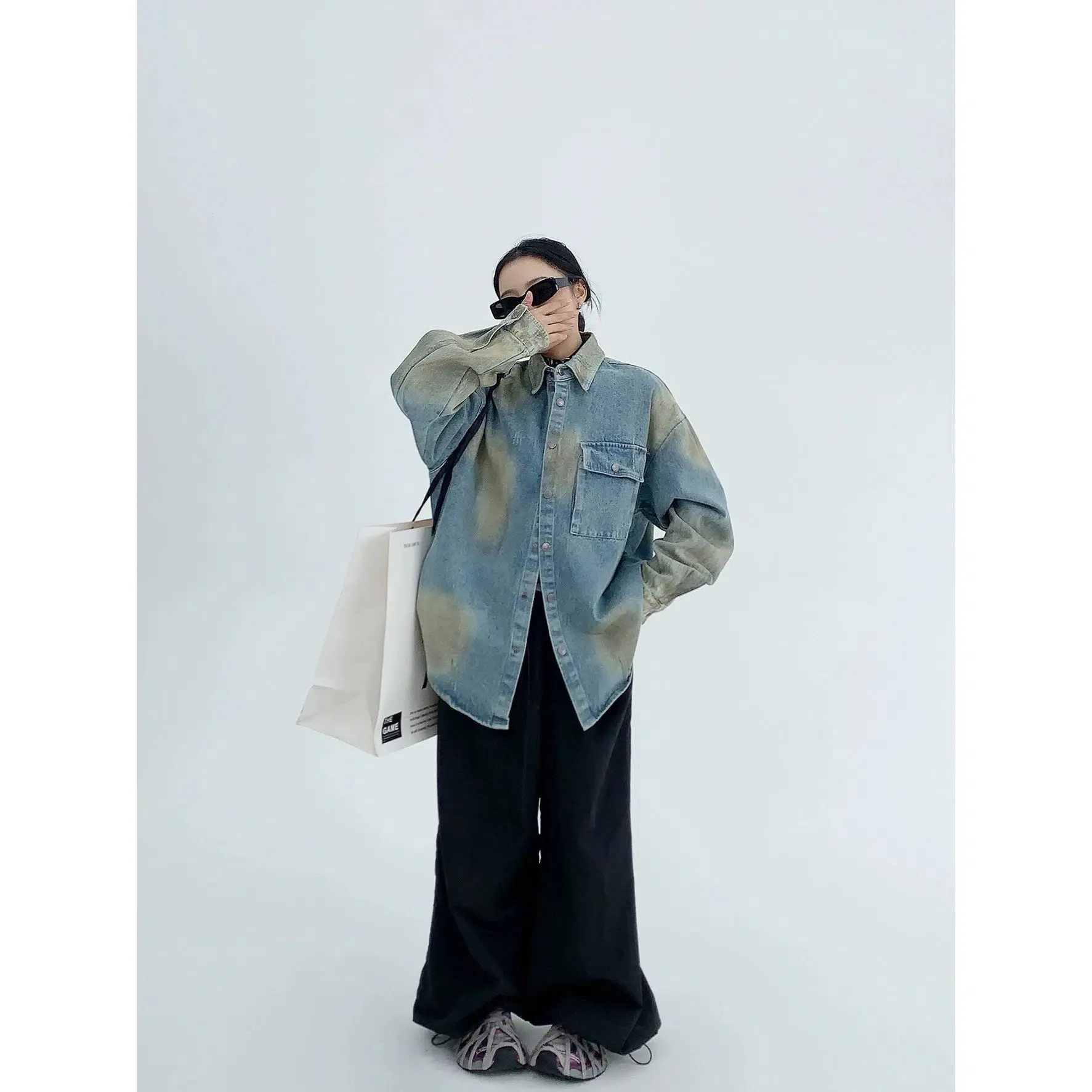 Oversized Denim Shirt