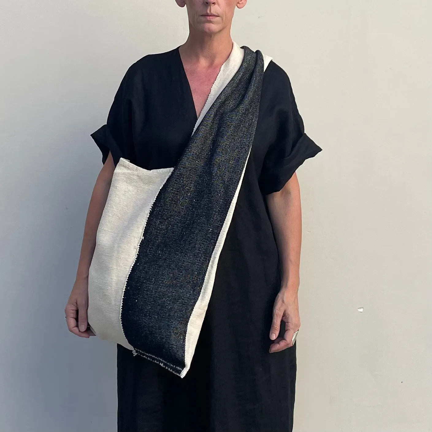 Oversized Tote Three Stripe