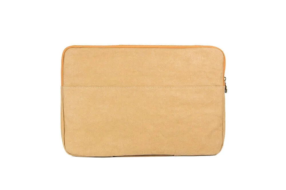 PAPERO Laptoptasche 15,6-Zoll aus Kraftpapier ARMADILLO federleicht, wasserfest, vegan, nachhaltig