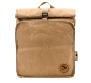 PAPERO Rucksack LIZARD 21 L PRAKTISCH aus waschbarem Kraft Papier leicht, reißfest und wasserfest nachhaltig