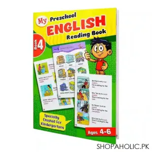 Paramount My Preschool English Reading Book 4, For 4-6 Year Kids