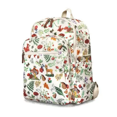 Paris Garden Backpack Big Bouquet Navy - Nathalie Lete