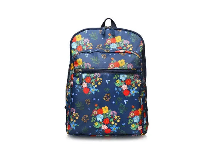 Paris Garden Backpack Big Bouquet Navy - Nathalie Lete