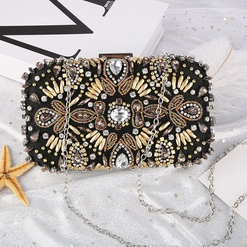 Party Clutch Purse Diamond Rhinestone