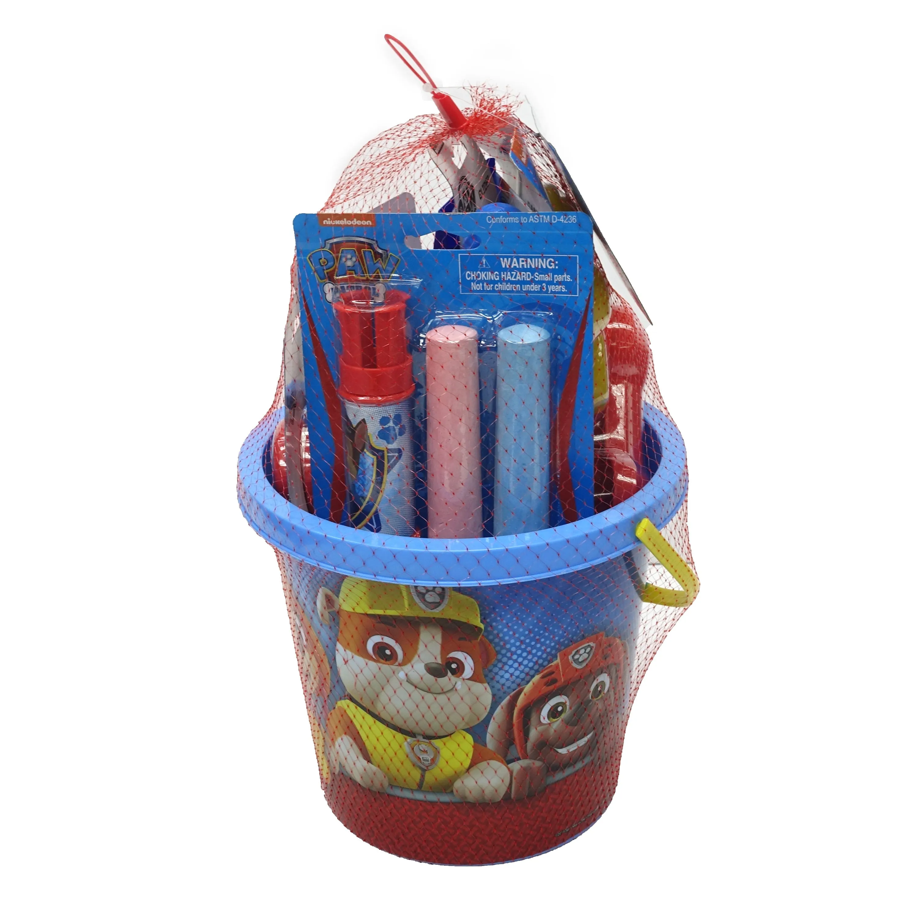 Paw Patrol Spring & Summer Fun Plastic Bucket Set with Novelty Toys, for Ages 3 