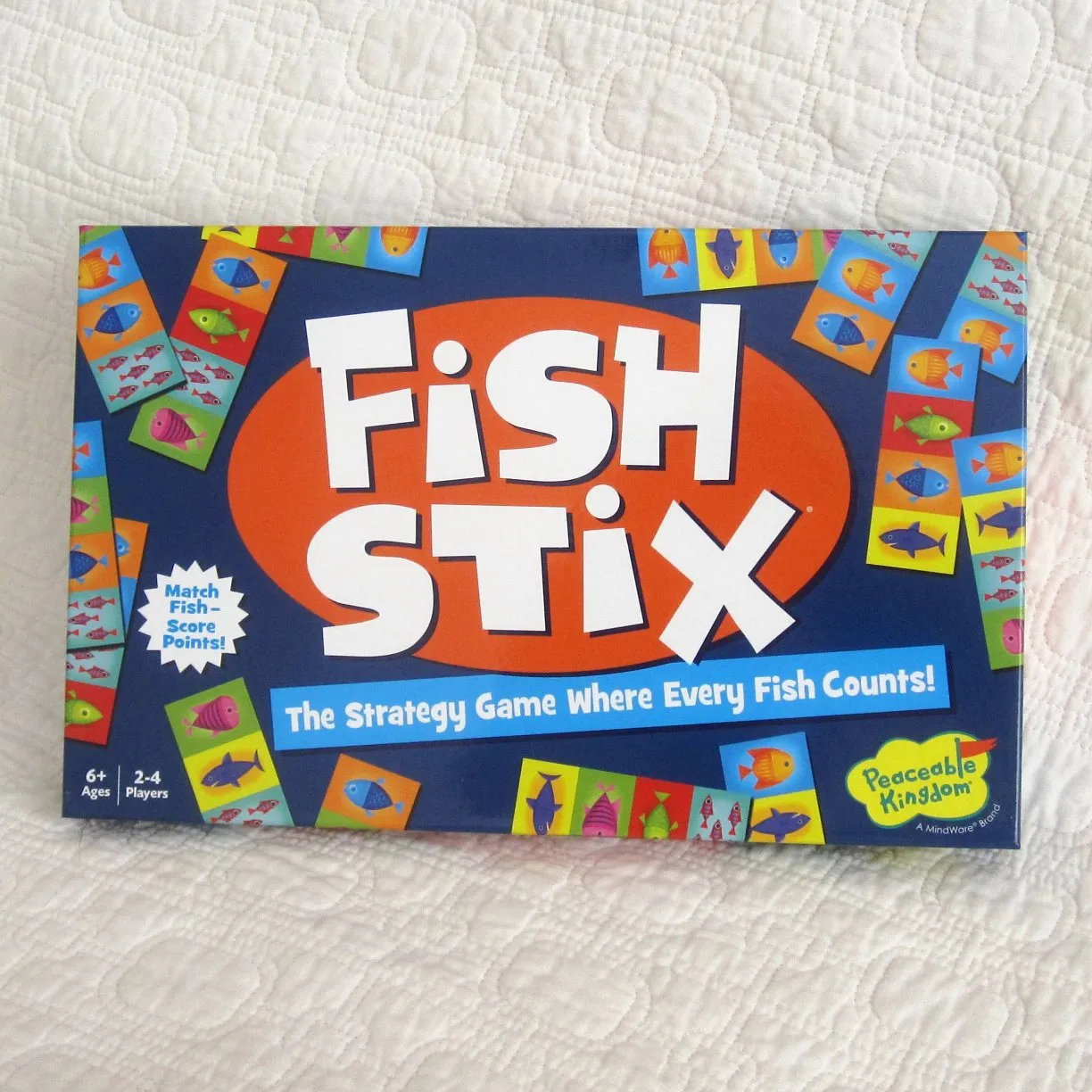 Peaceable Kingdom Fish Stix Matching Game, Ages 5 