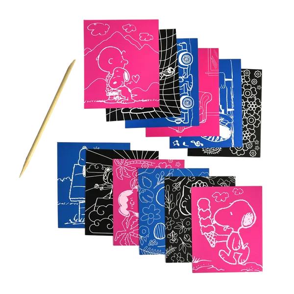Peanuts Scratch Art Kit